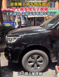 女生凌晨未接挪车电话车子被砸 女子违停被砸车