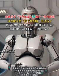 全球首个孕育机器人预计一年内面世 孕育机器人定价不超过10万