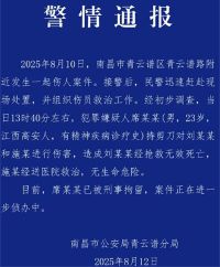 女生景区遭杀害嫌疑人有精神疾病史 23岁精神病男子杀害19岁女大学生
