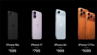 iPhone17系列价格 苹果发布会iPhone17价格