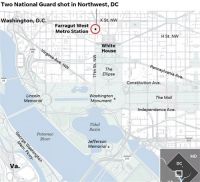白宫附近发生枪击事件 29岁阿富汗公民袭击国民警卫队