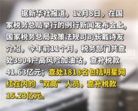 1818名包括明星网红在内双高人员被查 税务部门稽查偷漏税