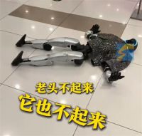成都机器人碰到老人双双倒地不起 商场回应老人被机器人撞倒