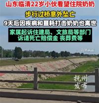 男子看奶奶路上坠亡9天后奶奶去世 22岁男子看望生病奶奶过桥时坠亡