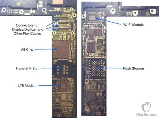 ,iPhone6主板疑泄露，NFC有望加入