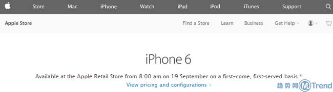 ,Apple,上市交易,香港Apple Retail Store网页预约购买iPhone6：延迟至20日