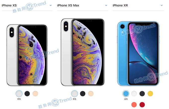 ,苹果,Line,Star VC,iPhone,苹果XR iPhoneXS XSMAX区别：配置参数一览 对比买哪个好