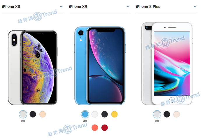 ,苹果,Line,Star VC,iPhone,iPhoneXS XR 苹果8P差异：选哪个更好用？最详细参数比较