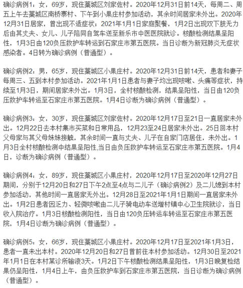 石家庄11例确诊轨迹多人参加婚礼 北京新增1例确诊病例系保洁员