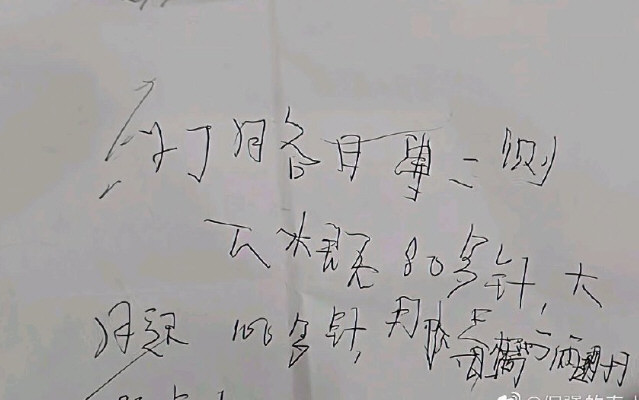 女子昏迷前留纸条称被扎近200针
