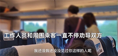 婴儿高铁上哭闹女子和宝妈对骂