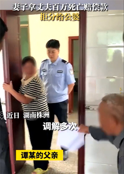 妻子拿丈夫百万死亡赔偿款拒分给公婆 赔偿顺位继承怎么分？