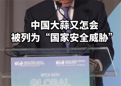 中国大蒜竟被列为国家安全威胁 驻美大使谢锋犀利发声