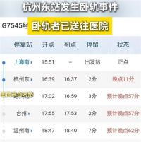 杭州东站发生卧轨事件 铁路部门通报杭州东站卧轨事件